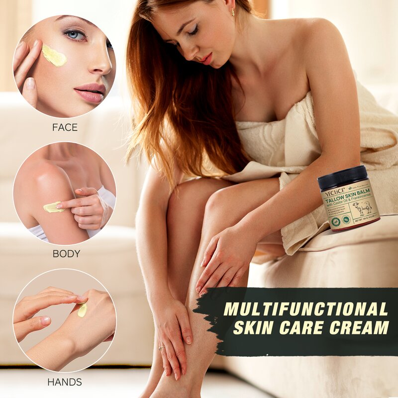 Tallow Balm Manufacturer - 120g Frankincense Castor Oil Grass Fed Anti-aging