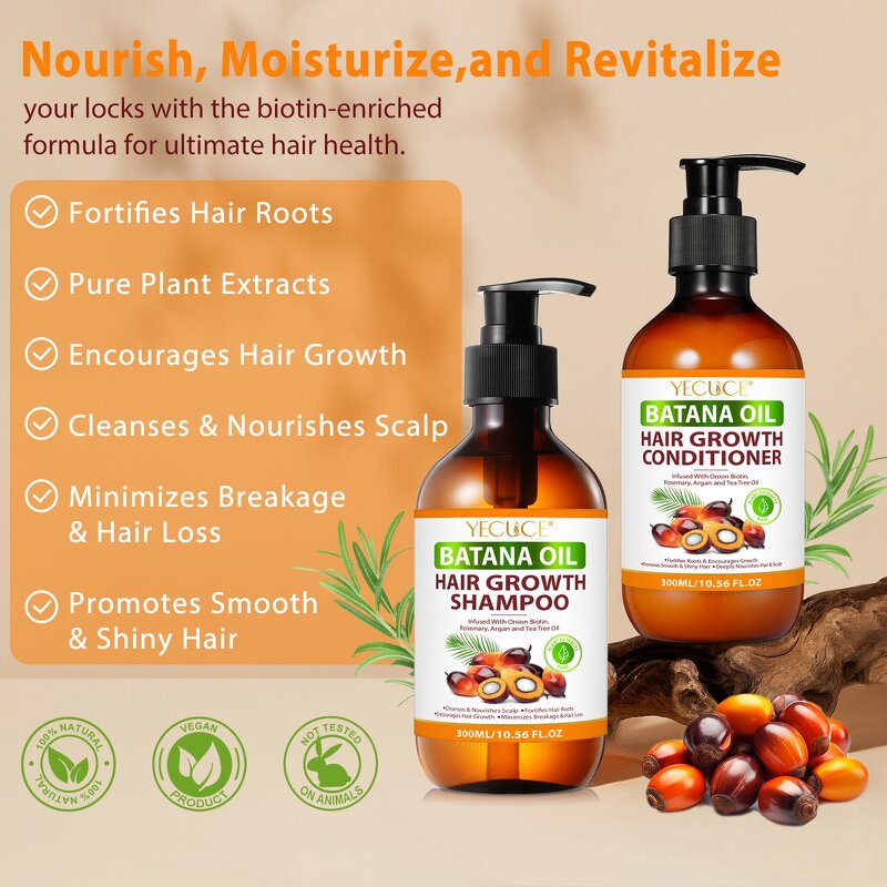 Hair Shampoo - Private Label Batana Oil Cleansing Nourishing Hair Growth