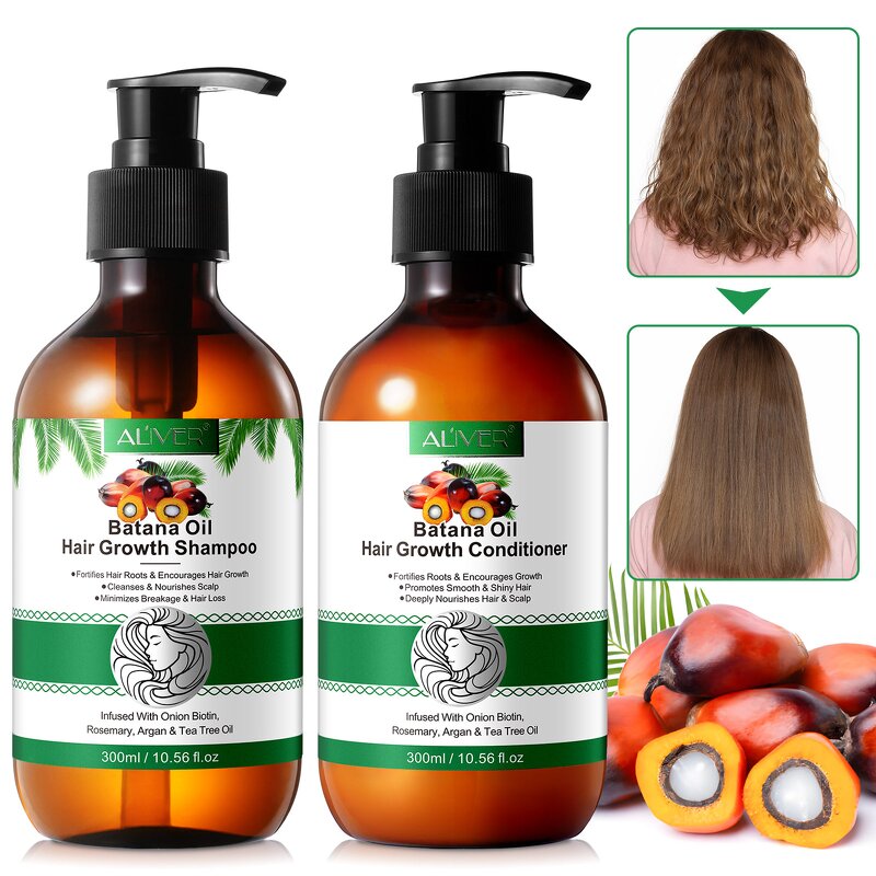 Hair Shampoo - Private Label Batana Oil Anti Frizz Shampoo and Conditioner