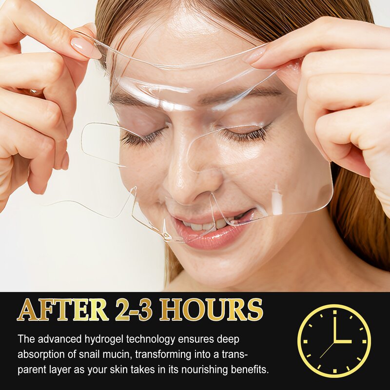 Face Mask Manufacturer - Private Label Snail Mucin Collagen Hydrogel Glass Glow