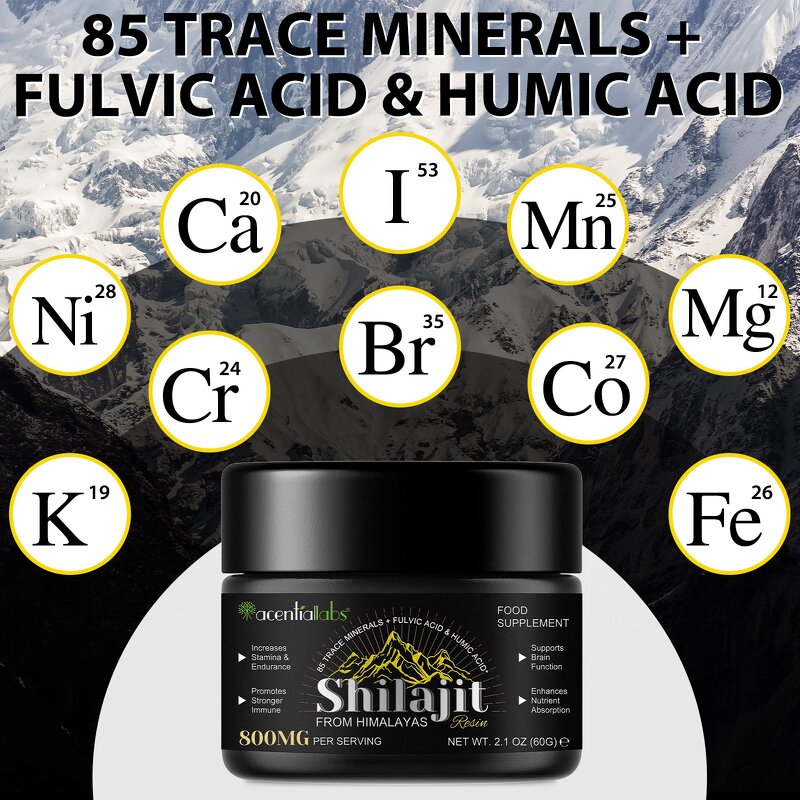 Shilajit Resin - Wholesale 60g Black Gold Grade 100% Pure 85 Trace Minerals