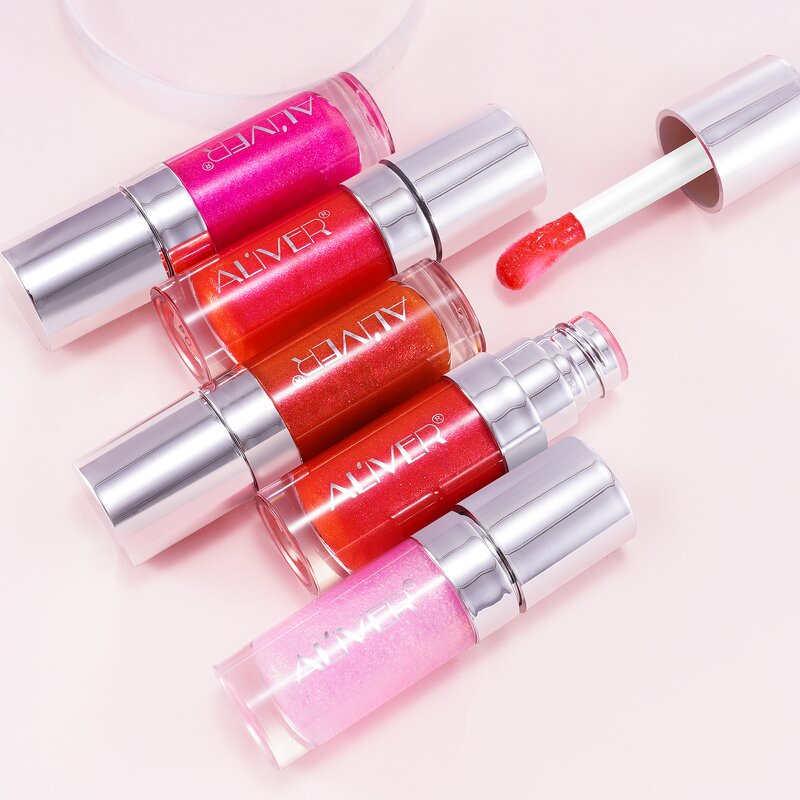 Lip Gloss Set - 5 Pack Liquid Lip Glow Oil High Shine Make up Kit