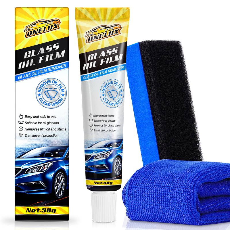 Car Glass Cleaner - Automobile Windscreen Stain Removal Oil Film Remover