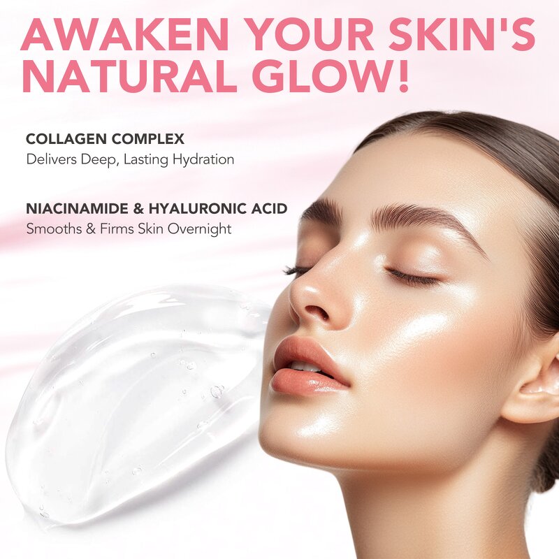 Facial Mask - 75ml Collagen Night Wrapping Anti Aging Peel Off Sleeping Mask