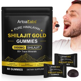 Gummy Manufacturer - Vegan Himalayan Shilajit Gold 3000MG Dietary Supplement Gummies