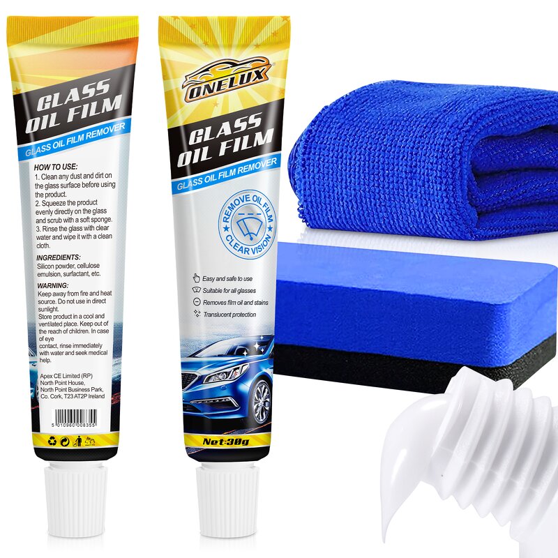 Car Glass Cleaner - Automobile Windscreen Stain Removal Oil Film Remover