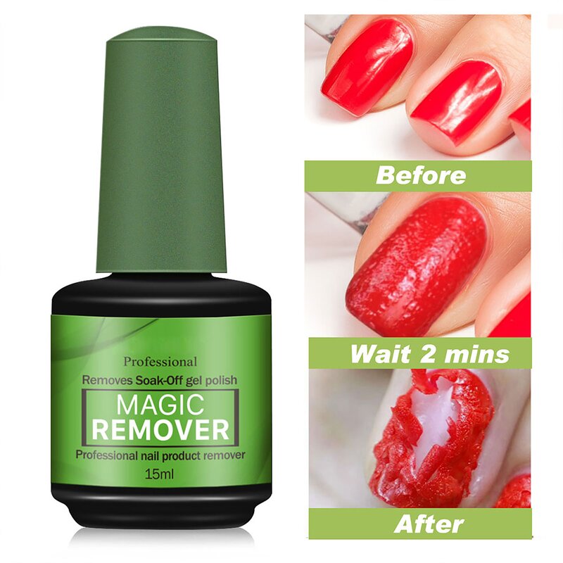 Nail Polish Remover - Private Label UV Gel Instant Burst Magic Liquid