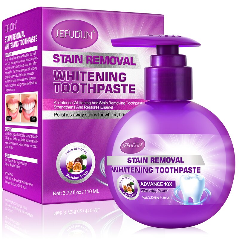 Toothpaste Manufacturer - Press-Type Baking Soda Instant Teeth Whitening Stain Remover