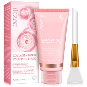Facial Mask - Private Label Collagen Overnight Peel Off Hydrating Wrapping Mask