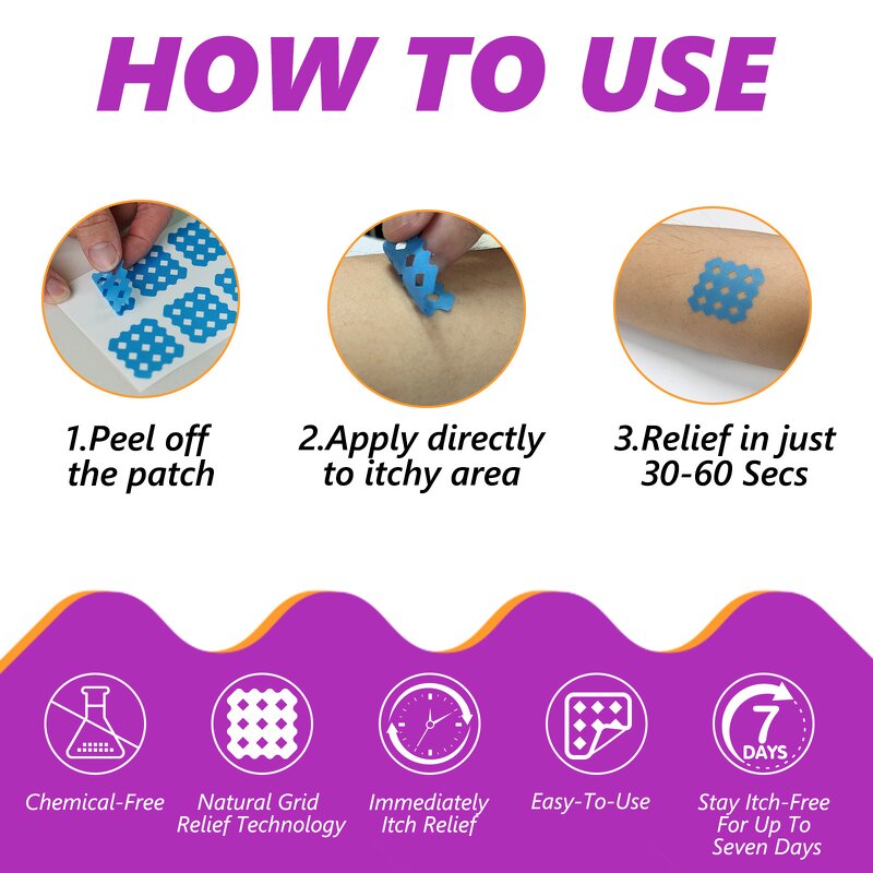 Insect Bite Patch - Wholesale 36 Pcs Natural Hydrocolloid Itch Relief Mosquitos