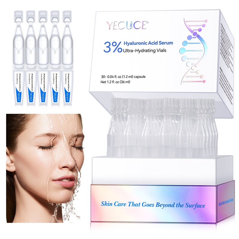 Serum Manufacturer - Ultra-Hydrating Vials 3% Hyaluronic Acid Single-use Capsule