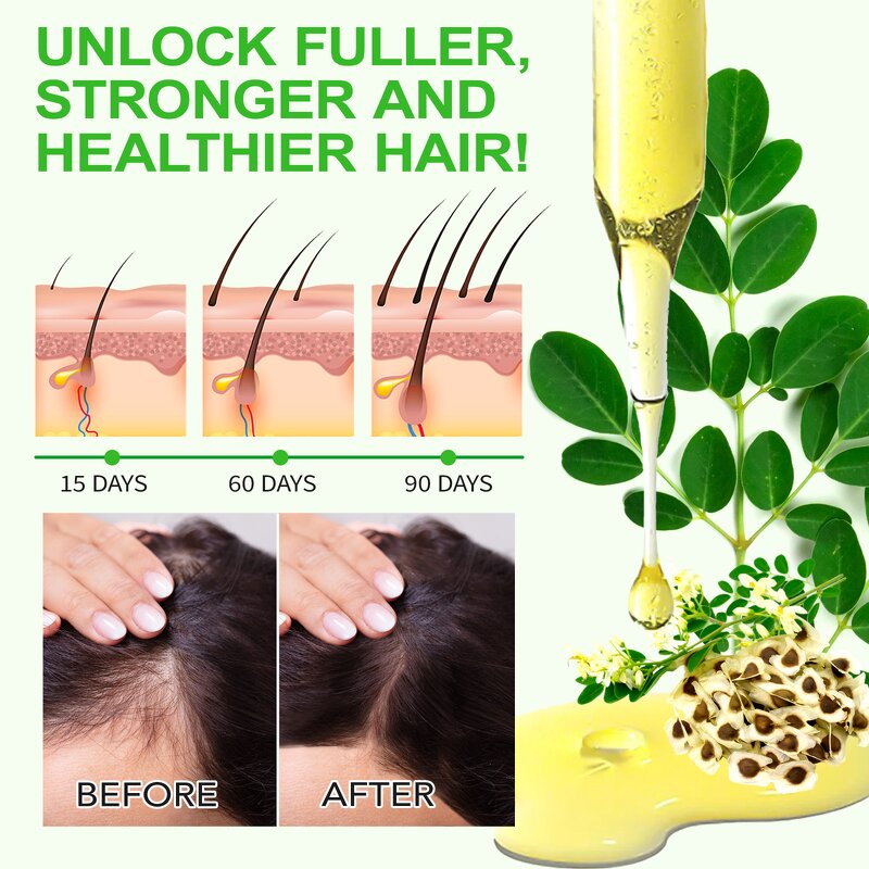 Moringa Oil - Wholesale 100% Natural Cold Pressed Hair Face Body Care