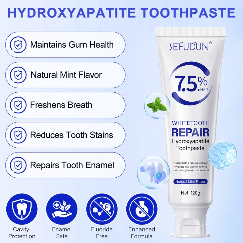 Toothpaste Manufacturer - Mint Flavor Hydroxyapatite Teeth Strengthen Hotel Use