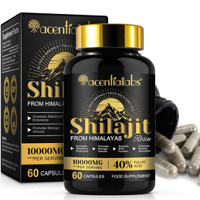 Shilajit Capsule - Himalayan 10000mg Gold Natural Organic for Men Women