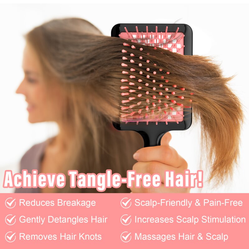 Hair Brush Manufacturer - 2024 Eco Friendly Wet Dry Vented Detangling Curly Hair