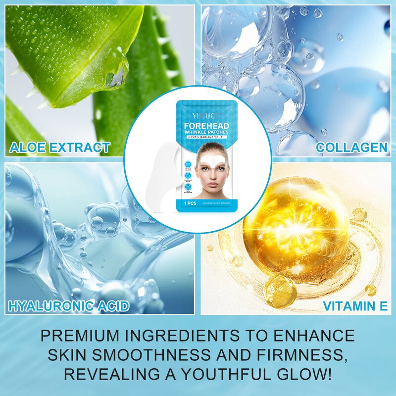 Wrinkle Patch - Wholesale 12 Patchs Collagen Silicone Forehead Anti Wrinkle Remover