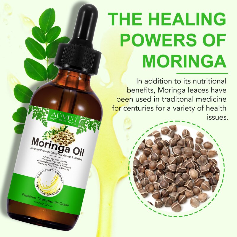 Moringa Oil - Wholesale 100% Natural Cold Pressed Hair Face Body Care