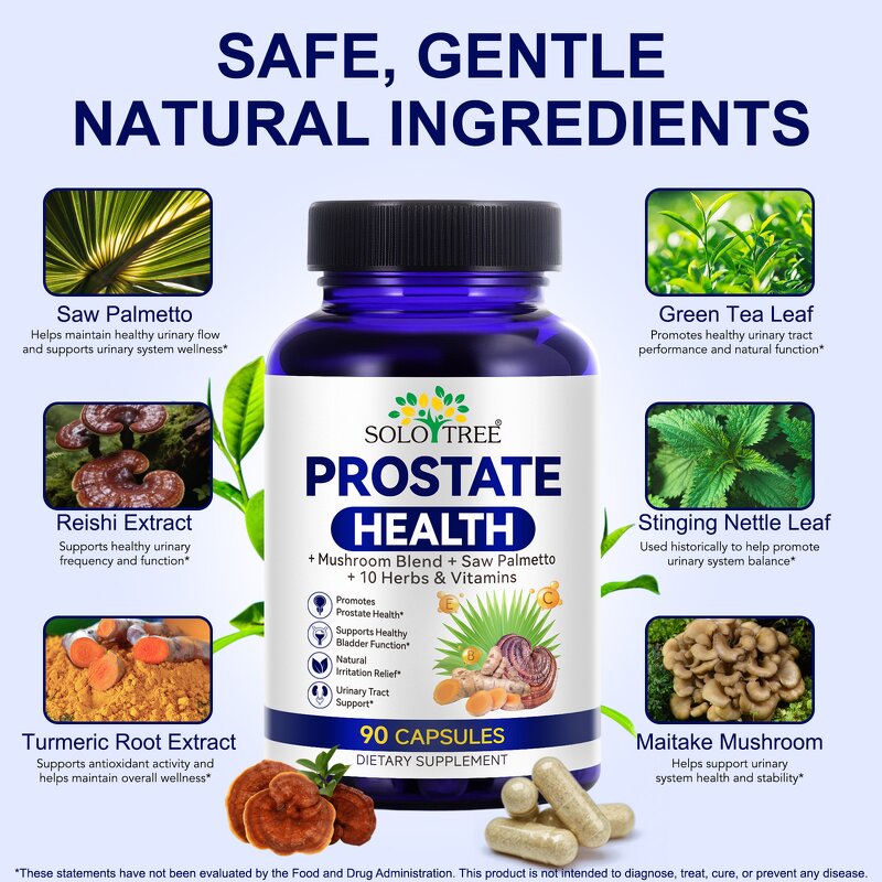 Capsule Manufacturer - 90 Herbal Prostate Support Urinary Tract Health Care for Men