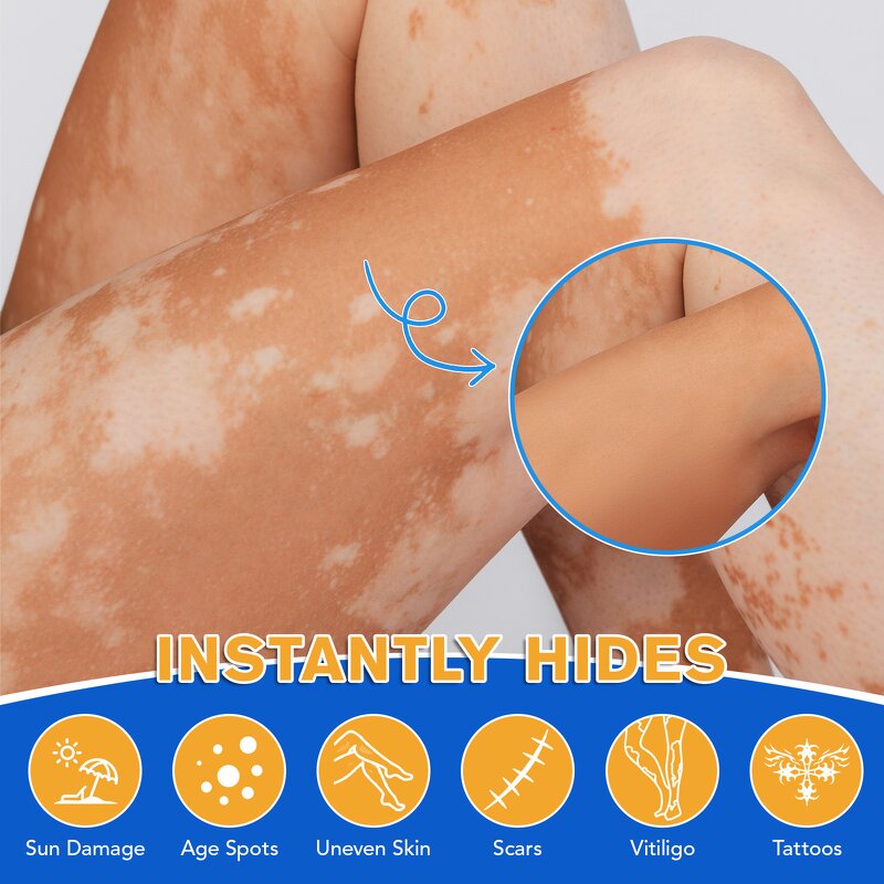 Leg Concealer - Long Lasting Waterproof Airbrush Varicose Veins Scar Cover