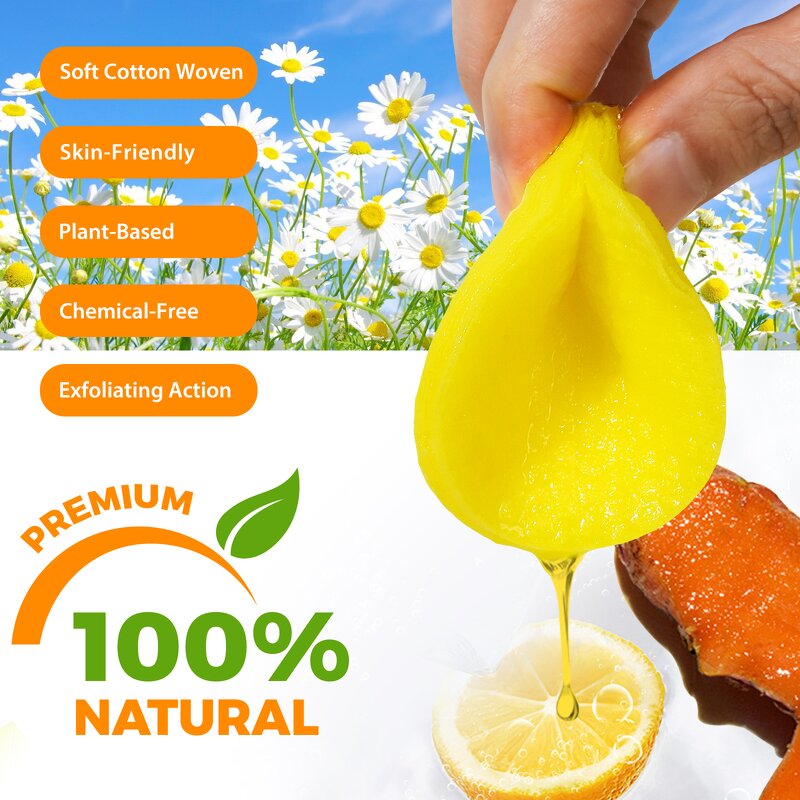 Cotton Pad Manufacturer - 30pcs Vitamin C Tumeric Kojic Acid Brightening Cleansing