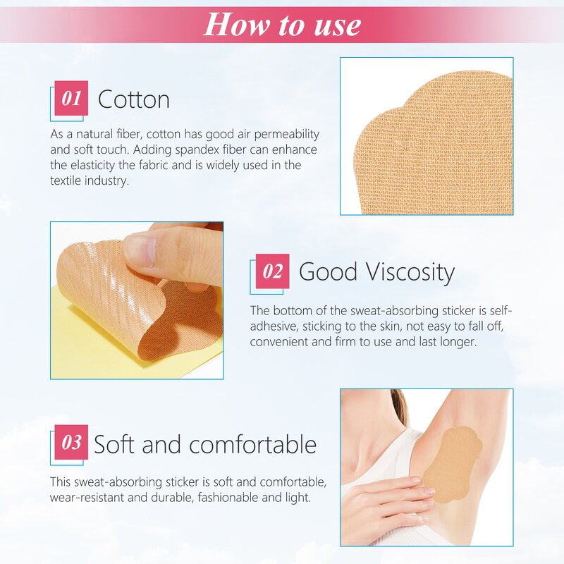 Underarm Pad - Custom Wholesale Sweat-absorbing Anti Sweat Sticker Antiperspirant