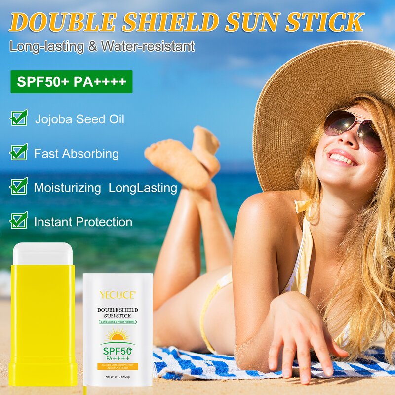 Sunscreen Stick - Customized Natural Vegan SPF 50 Double Shield Eco Friendly