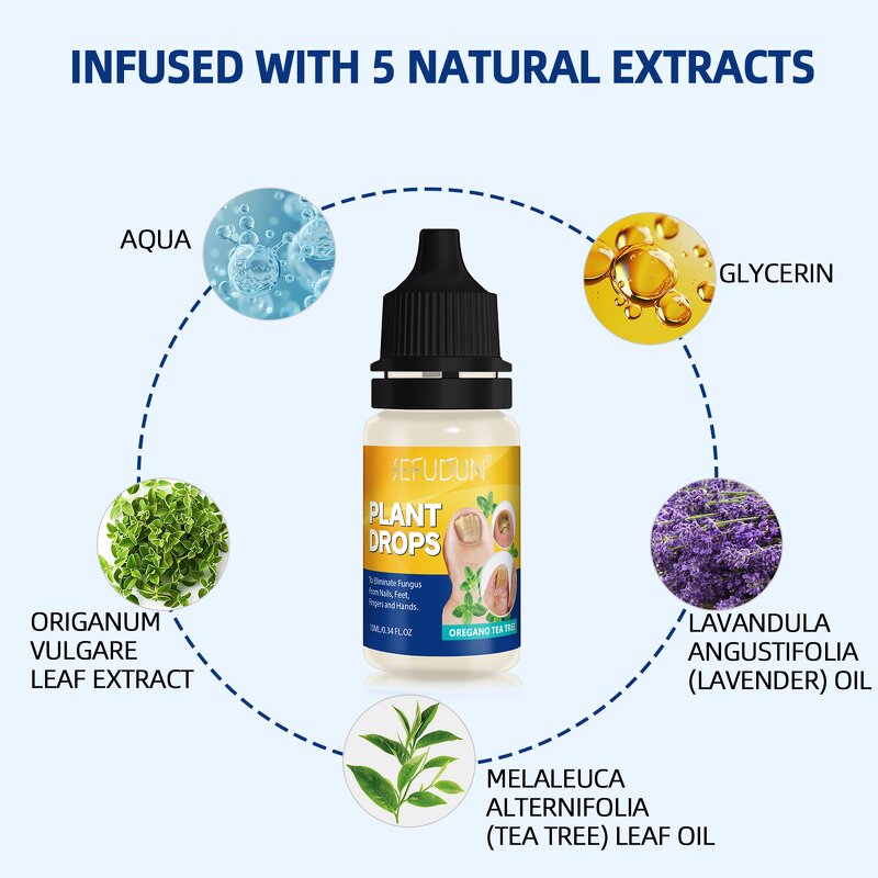 Nail Care Liquid - Wholesale Oregano Tea Tree Plant Drops Toenail Growth Repair