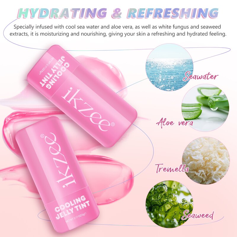 Blush Stick - Colour Changing Milk Cooling Water Jelly Lip Cheek Stain