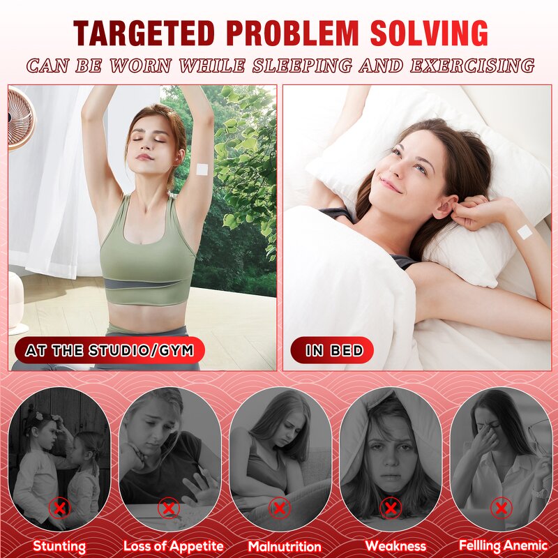 Topical Patch - OEM 60 Pack Iron Supplement Vitamins A C Red Blood Cells