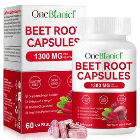 Capsule Manufacturer - Organic Beet Root 1300mg Energy Endurance Support Supplement