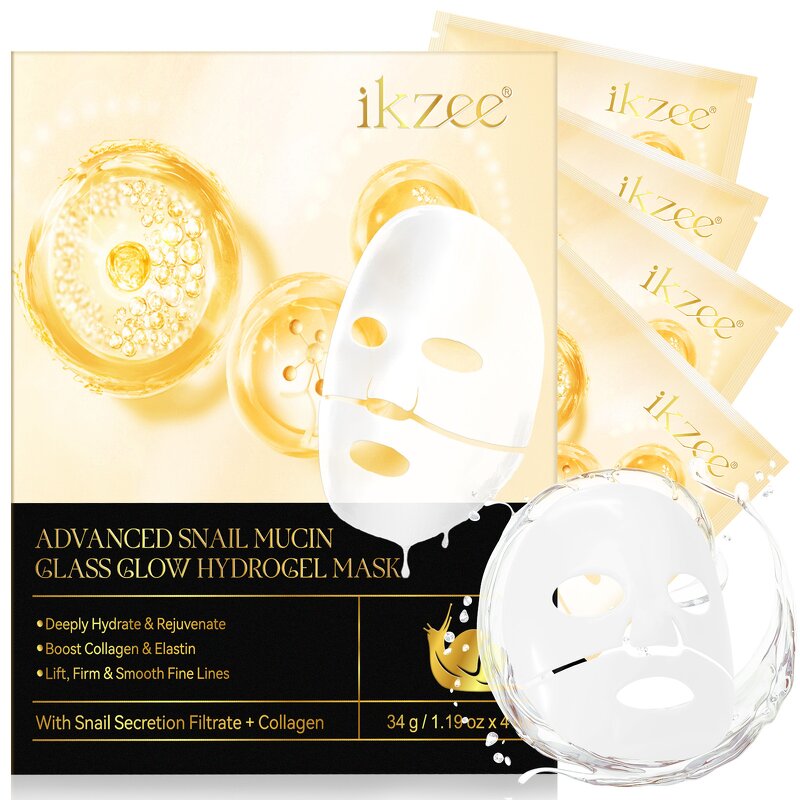Face Mask Manufacturer - Hydrogel Snail Essence Collagen Repair Brightening Hydrating