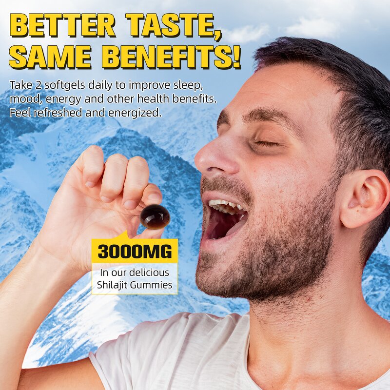 Gummy Manufacturer - Vegan Himalayan Shilajit Gold 3000MG Dietary Supplement Gummies