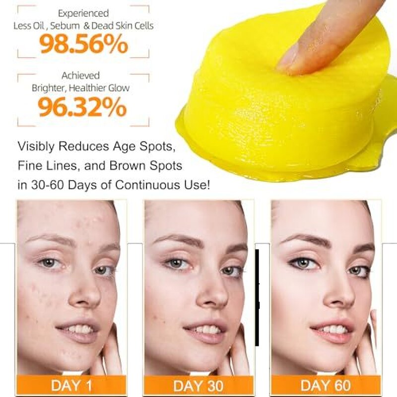 Cotton Pad Manufacturer - 30pcs Vitamin C Tumeric Kojic Acid Brightening Cleansing