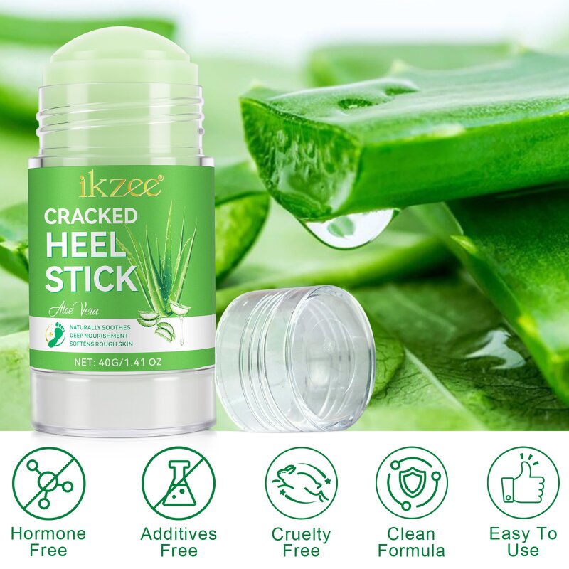 Foot Care Stick - IKZEE 40g 60% Urea 2% Salicylic Acid Heel Crack Repair Balm