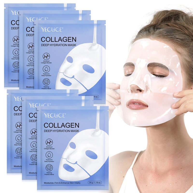 Facial Mask - YECUCE Korean Collagen Private Label Hydrating Whitening Sheet