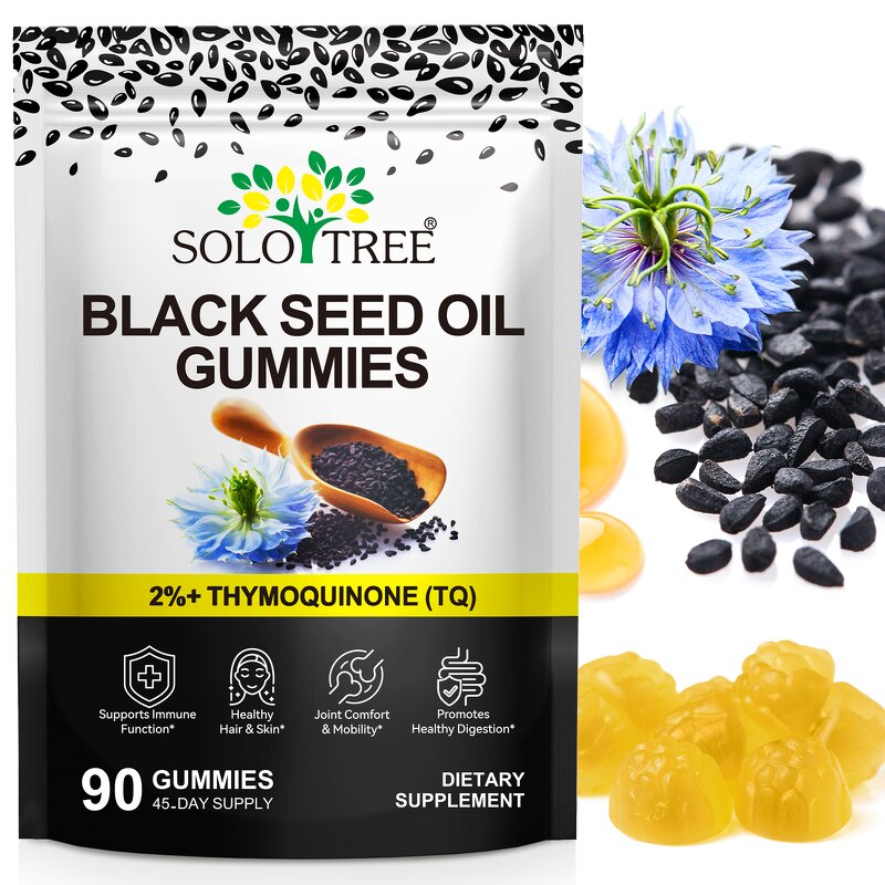 Gummy Manufacturer - SOLOTREE Black Seed Oil High TQ Joint Hair Skin Wellness