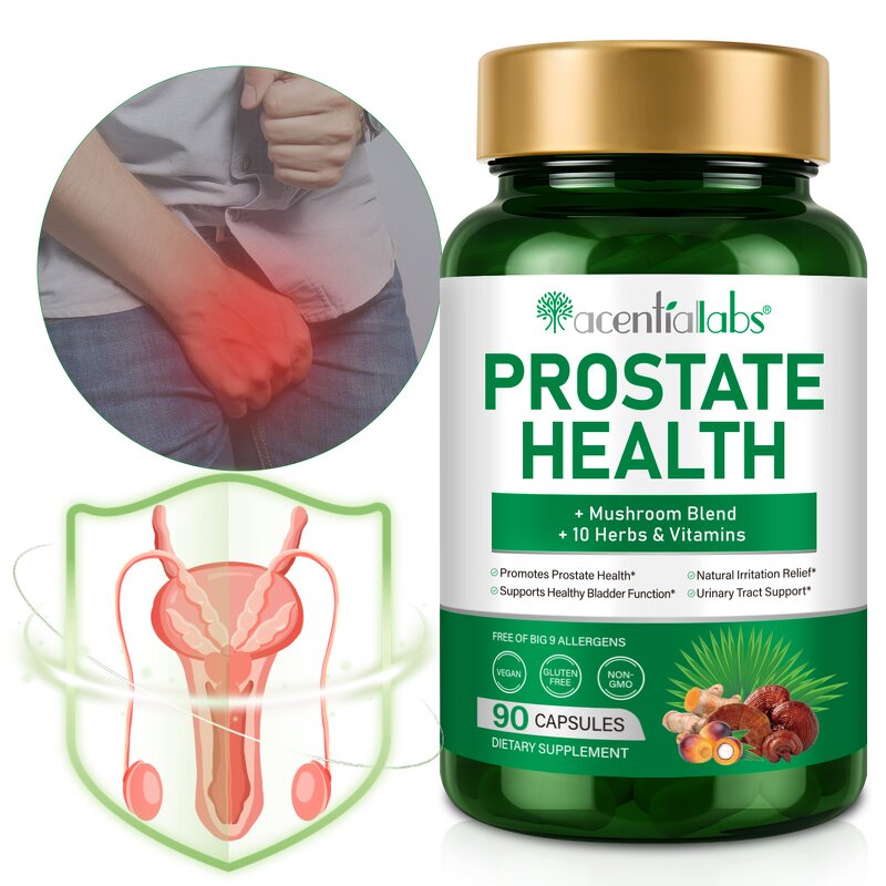 Capsule Manufacturer - Acentiallabs Prostate 90p Saw Palmetto Zinc Selenium Male