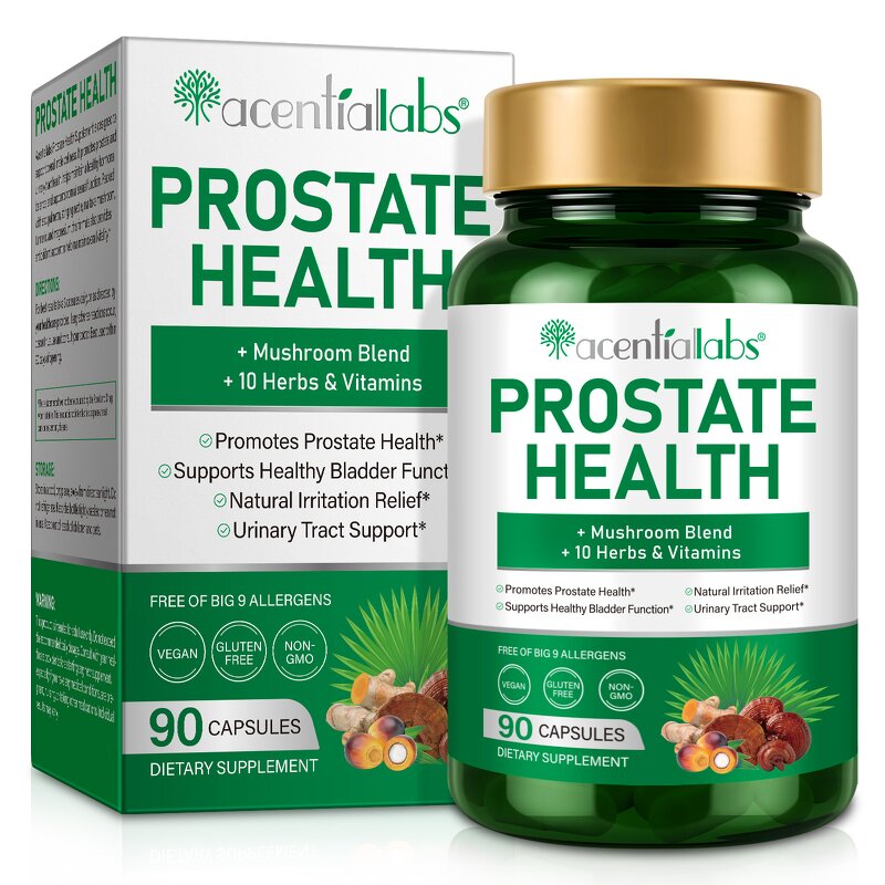 Capsule Manufacturer - Acentiallabs Prostate 90p Saw Palmetto Zinc Selenium Male