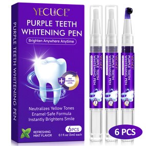 Teeth Whitening Pen - YECUCE 6PCS Mint Professional Stain Remover Home Use