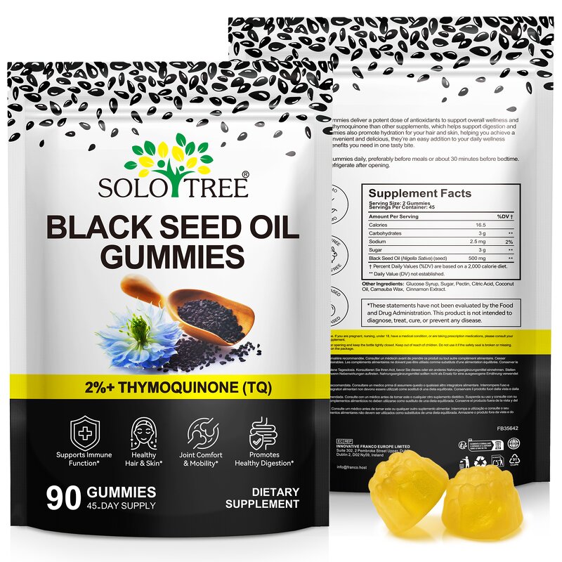 Gummy Manufacturer - SOLOTREE Black Seed Oil High TQ Joint Hair Skin Wellness