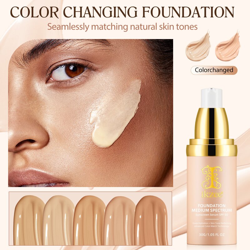 Foundation Manufacturer - SPF50+ Hydrating Color Changing Full Coverage Concealer