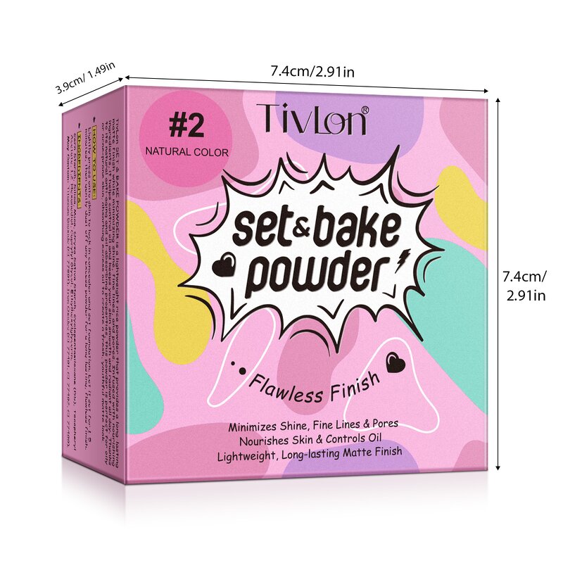 Loose Powder - Tivlon 3 Colors Wholesale Baking Setting Makeup Powder Puff