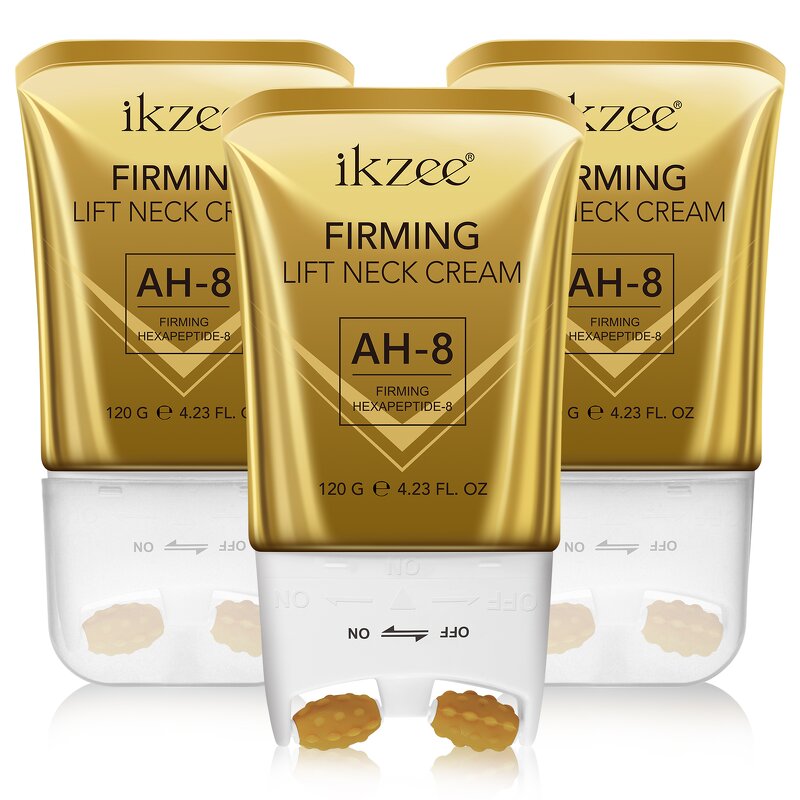 Neck Cream Manufacturer - Ikzee AH-8 120g Roller Peptide Firming Lifting Hydrating