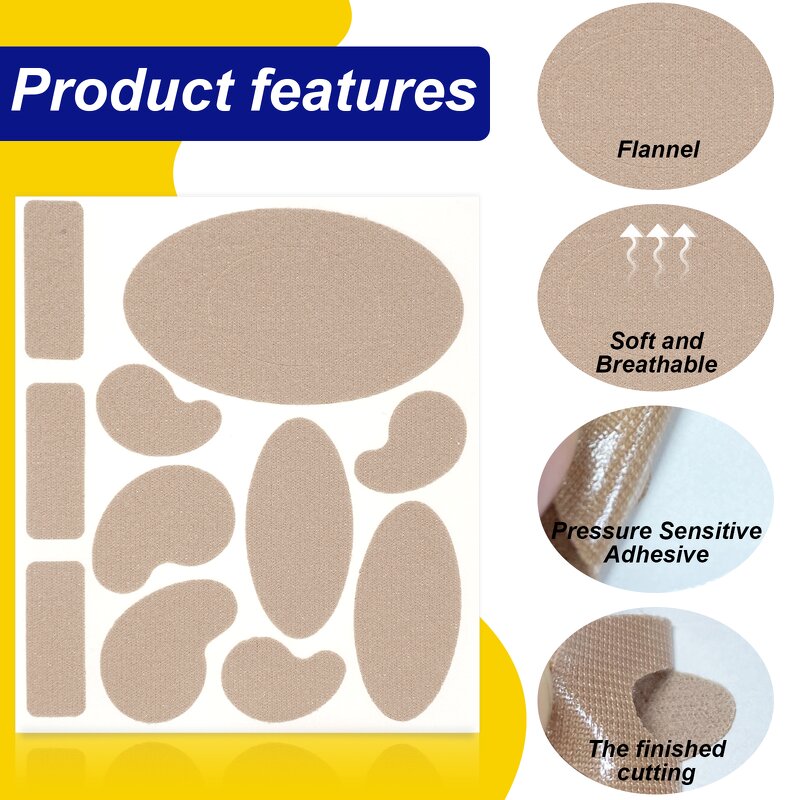 Heel Sticker - ELAIMEI Elastic Anti-Wear Multiple Shapes Heel Protector