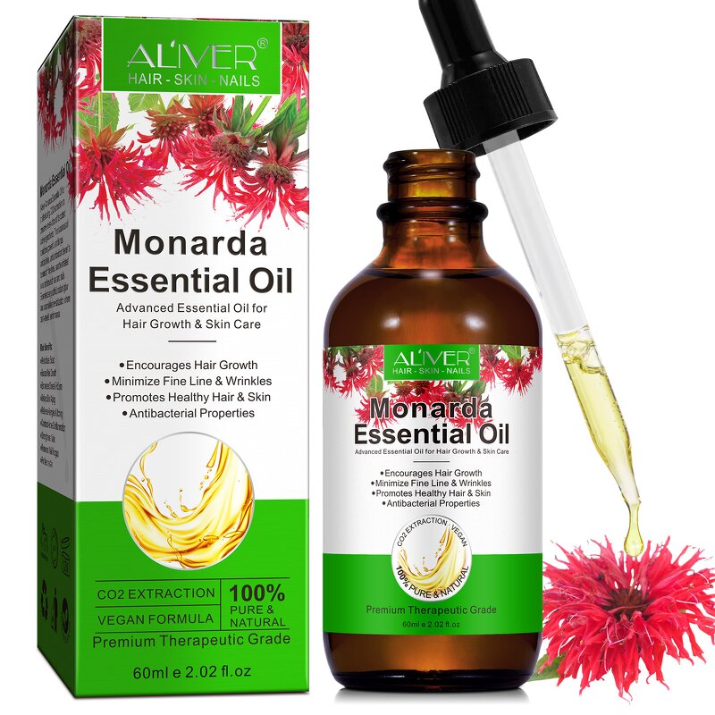 Moringa Oil - ALIVER Organic Cold-Pressed Anti-Aging Face Hair Body Moisturizer