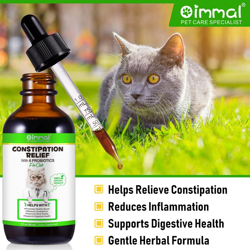 Pet Supplement - Oimmal 60ml 6 Probiotics Digestive Constipation Relief Cat