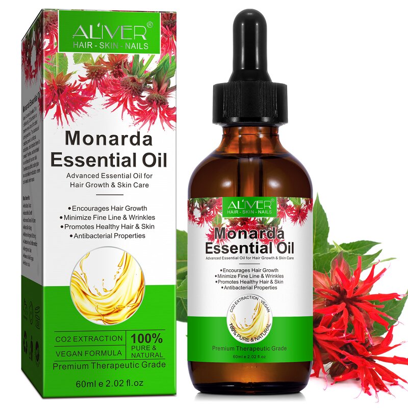 Moringa Oil - ALIVER Organic Cold-Pressed Anti-Aging Face Hair Body Moisturizer