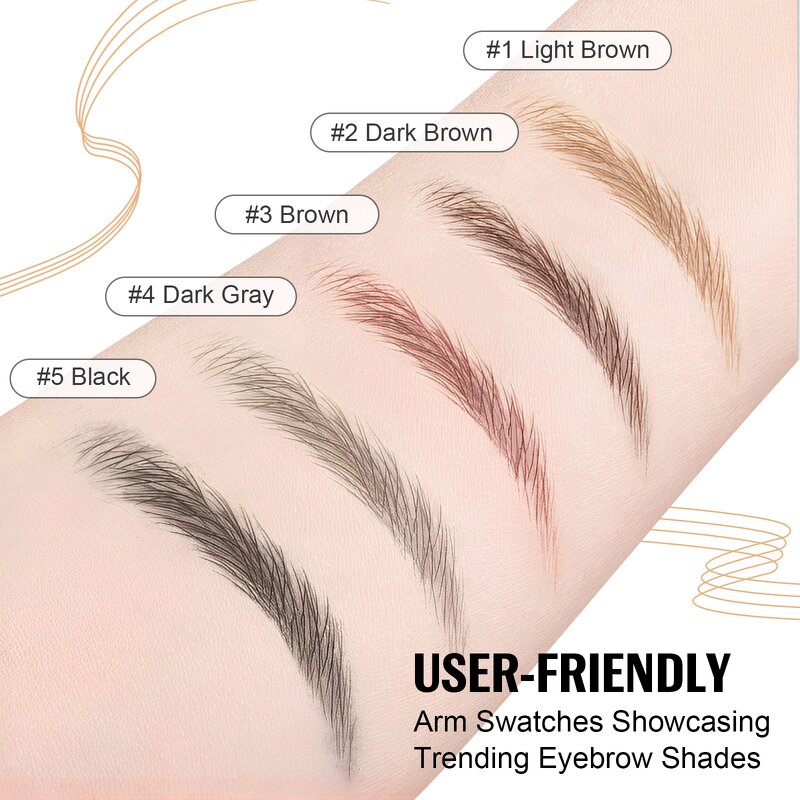 Eyebrow Pen - Ikzee Microblading Waterproof Sweatproof Wild Brow All-Day