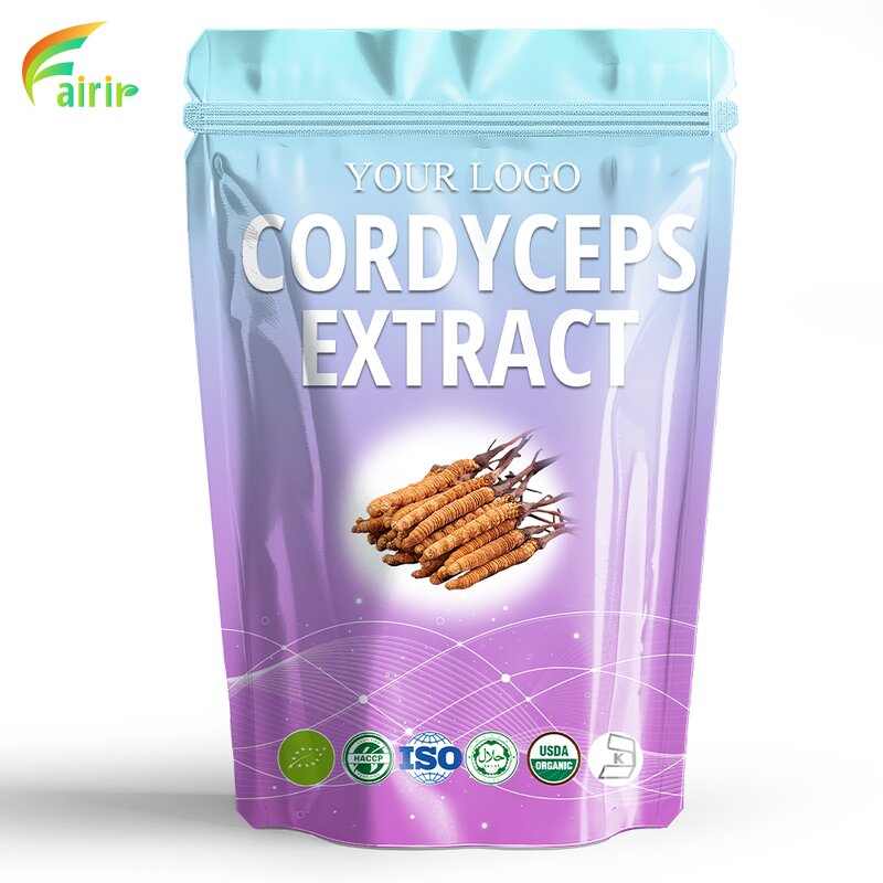 Cordyceps Extract - Pure Natural Powder OEM Custom Label Glass Container Bulk
