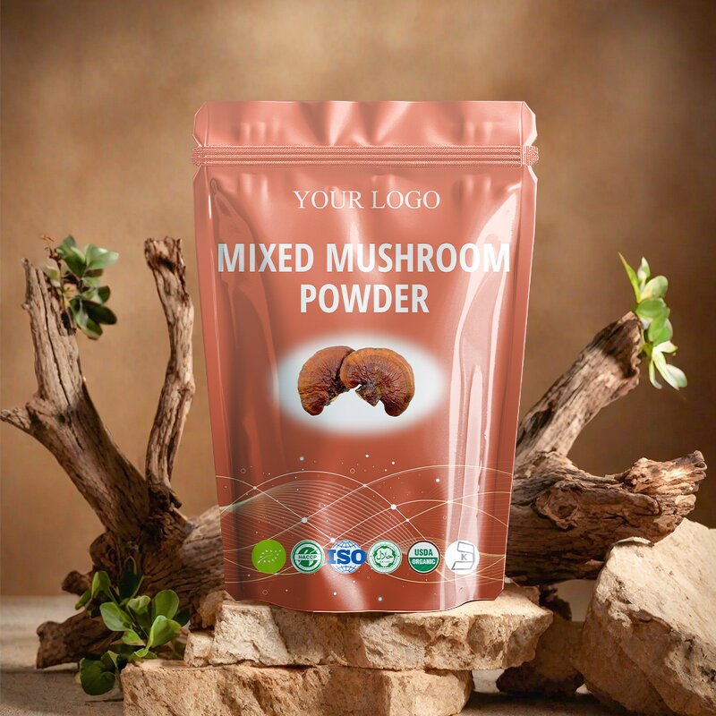 Mushroom Powder Manufacturer - Organic 12 Wild Mushroom Extract Mix Food Grade Bulk Free Samples